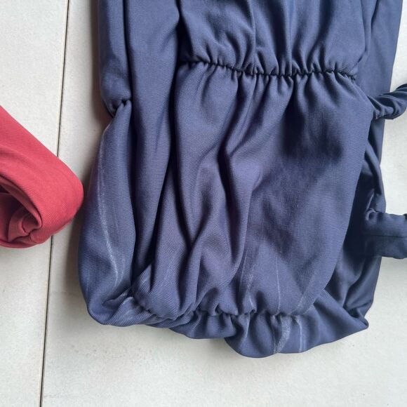 Nwt anthropologie L*space Joanna top slate blue cabana bitsy bottom - Picture 8 of 9